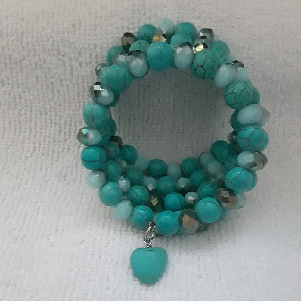 Quadruple wrap bracelet